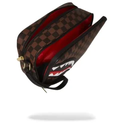 SPRAYGROUND Toilettasker*Sawtooth Sharks in Paris Toilettaske Mursten Brun