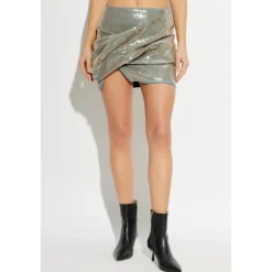 Rick Owens Nederdele*Sequin-Embellishment Mini Skirt Blå