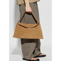 Studio Nicholson Håndtasker*Shiboru Suede Skuldertaske Beige