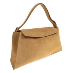 Studio Nicholson Håndtasker*Shiboru Suede Skuldertaske Beige