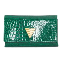ViCOLO Punge & Kortholder*Shibuya Croc Skuldertaske Grøn