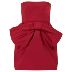 RED Valentino Kjoler*Short Dress with Bow Rød