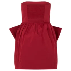 RED Valentino Kjoler*Short Dress with Bow Rød