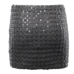 ROTATE Birger Christensen Nederdele*Short Skirt Grå