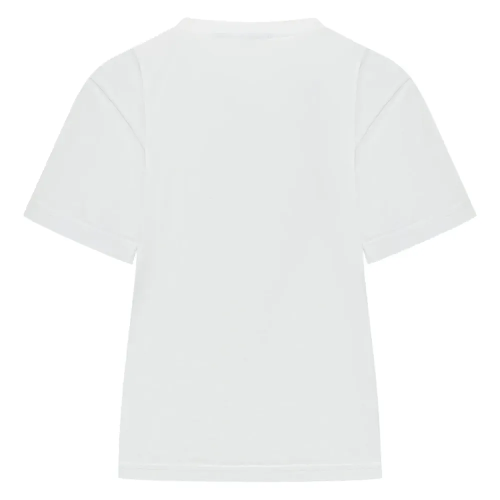 Tory Burch T-Shirts*Short Sleeve Crew Neck T-Shirt Hvid