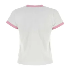 Alexander Wang T-Shirts*Shrunken Suga Baby Ringer Tee Hvid