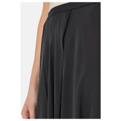 Forte Forte Nederdele*Silke Chiffon Lang Nederdel Sort