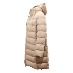 Herno Frakker*Silke Kashmir Jakke med Aftagelig Hætte Beige