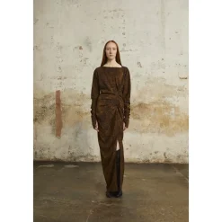 Cortana Handsker*Silkehandsker med dyreprint Brun