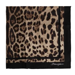Dolce & Gabbana Tørklæder*Silketørklæde Brun