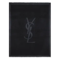 Saint Laurent Tørklæder*Silky Scarf Sort