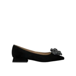 ALMA EN PENA Ballerina Sko*Skarp sko blomst Sort