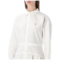 Ralph Lauren Kjoler*Skjortekjole Hvid