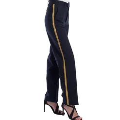 Zadig & Voltaire Bukser*Skreddersyet bukser med dekorativt sidebånd Blå