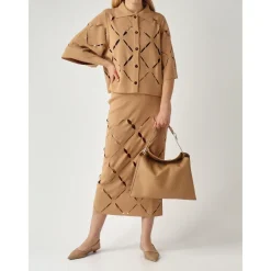 Orciani Skuldertasker*Skuldertaske Beige