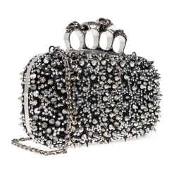 Alexander McQueen Clutch*Skull Knuckle Clutch Sort