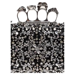 Alexander McQueen Clutch*Skull Knuckle Clutch Sort