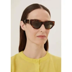 Saint Laurent Solbriller*SL M94 Solbriller Brun