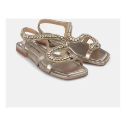 ALMA EN PENA Sandaler*Slange sandal Gul