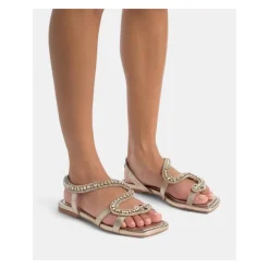 ALMA EN PENA Sandaler*Slange sandal Gul