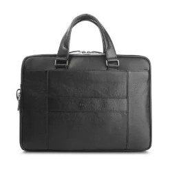 Piquadro Laptop Tasker*Slim Computer Taske 15" med iPad Rum Sort