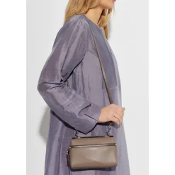 Tory Burch Håndtasker*Slim Top-Handle Taske Brun