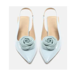 Twentyfour Pumps*Slingback Laklæder Hæle Blå