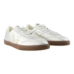 Veja Sneakers*Sølv Læder Sneakers - Panenka Stil Grå