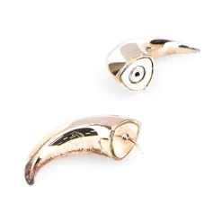 Marine Serre Smykker*Sølvbelagte Stud Øreringe Pink