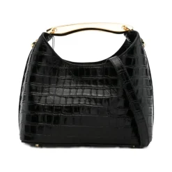 ELLEME Håndtasker*Small Boomeran Croco Leat Sort