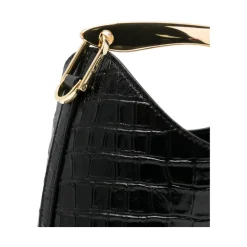 ELLEME Håndtasker*Small Boomeran Croco Leat Sort