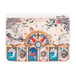 Camilla Clutch*Small Canvas Clutch - House Of Horoscopes Multifarvet