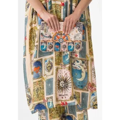 Camilla Clutch*Small Canvas Clutch - House Of Horoscopes Multifarvet