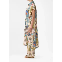 Camilla Clutch*Small Canvas Clutch - House Of Horoscopes Multifarvet