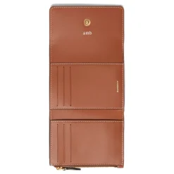 Burberry Punge & Kortholder*Small Check Folding Wallet Beige