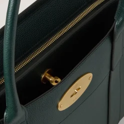 Mulberry Indkøbstasker*Small Classic Grain Shoulder Bag Grøn