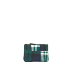 Comme des Garçons Clutch*Small Pouch Tartan Patchwork Multifarvet