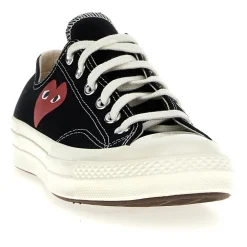 Comme des Garçons Play Sneakers*Small Red Heart Low Top Sneakers Sort