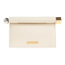 Jacquemus Clutch*Small Rond Carré Clutch Beige