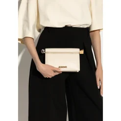 Jacquemus Clutch*Small Rond Carré Clutch Beige