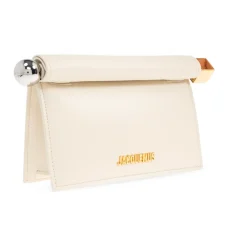Jacquemus Clutch*Small Rond Carré Clutch Beige