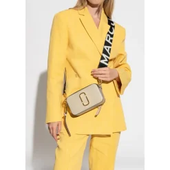 Marc Jacobs Skuldertasker*Snapshot Bag Beige