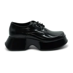 Vic Matié Snøresko*Snørebånd Mini Yoko i Mørkebrun Sort