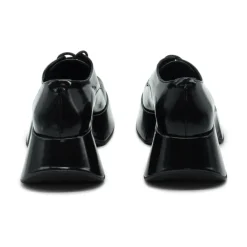 Vic Matié Snøresko*Snørebånd Mini Yoko i Mørkebrun Sort