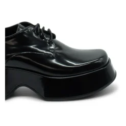 Vic Matié Snøresko*Snørebånd Mini Yoko i Mørkebrun Sort