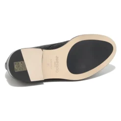 Jimmy Choo Snøresko*Snøresko i fladt læder Sort