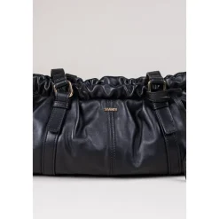 Seventy Skuldertasker*Soft Leather Baguette Taske Sort