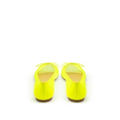 Christian Louboutin Ballerina Sko*Sol Mesh Flad Elegance Gul