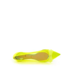 Christian Louboutin Ballerina Sko*Sol Mesh Flad Elegance Gul