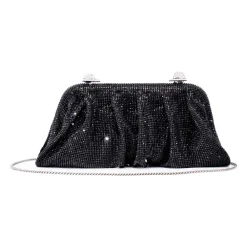 Benedetta Bruzziches Clutch*Aluminium Mesh Skuldertaske Sort